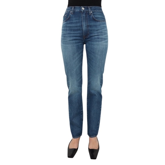 NWT Toteme regular fit slim straight dark vintage wash jeans 24 x 30 - Picture 3 of 15